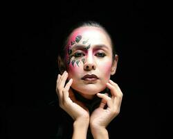 Asian Woman Fashion Makeup photo