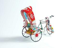 Colorful rickshaw toy photo