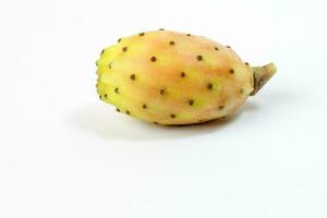 amarillo naranja cactus Fruta espinoso Pera espinoso jugoso foto