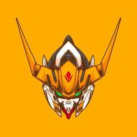 HEAD ROBOT FULL COLOR vector