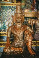 pu chao mismo frase santuario samut prakan provincia, tailandia foto