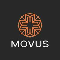 Movus Elegant Simple Logo Luxury Nature vector