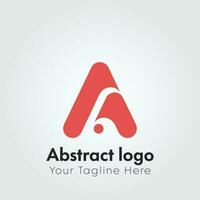 Abstract letter A logo design concept template.A Letter Logo. a logo template vector