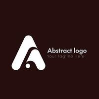 resumen letra un logo diseño concepto plantilla.a letra logo. un logo modelo vector