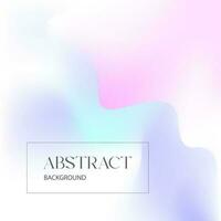 Abstract background template light design pastel gradient pink and blue color vector