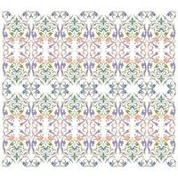 colorful background with classic ornamental pattern vector