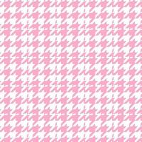 hounds tooth pink and white background vector