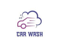 Car wash logo design illustration vector