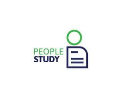 People and education logo. Knowledge logo concept vector