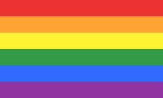 LGBT Rainbow colors flag flat design style Pride month colorful concept vector background