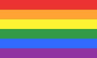 LGBT Rainbow colors flag flat design style Pride month colorful concept vector background