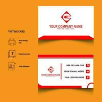 creative visiting card design vector