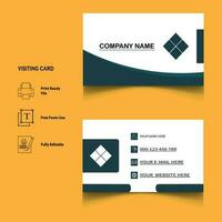 creative visiting card design vector