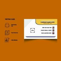 creative visiting card design vector