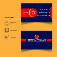 creative visiting card design vector