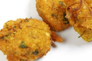 Piaju lentil onion Battered deep fried photo
