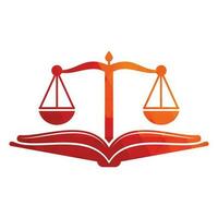 Book law firm logo design icon vector. Law Education Logo Template Design Vector. vector