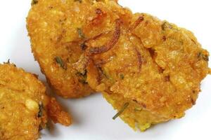 Piaju lentil onion Battered deep fried photo