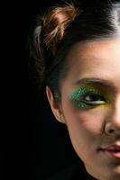 Asian Woman Fashion Makeup photo