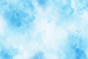 Abstract blue watercolor background. photo