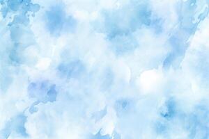 Abstract blue watercolor background. photo
