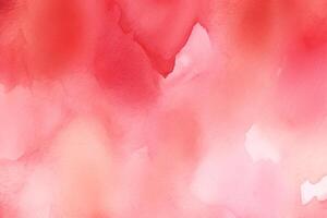 Abstract red watercolor background. photo