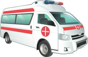 illustration of ambulance car vector