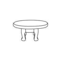 Table Modern Line Simple Logo vector