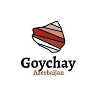 Fully editable, detailed vector map of Goychay Rayon,Azerbaijan. Goychay Azerbaijan