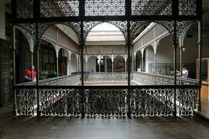 George Town, Penang, Malaysia  June 5, 2019 Cheong Fatt Tze, The Blue mansion was built at the end of 19th century by Chinese merchant. photo