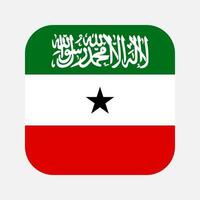 Somaliland flag simple illustration for independence day or election vector