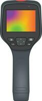 STX series auto focus handheld thermal imaging camera vector image