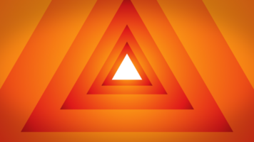 cartone animato triangolo pop su isolato alfa copertura trasparente png sfondo