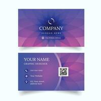Business Card Template in RGB Color vector