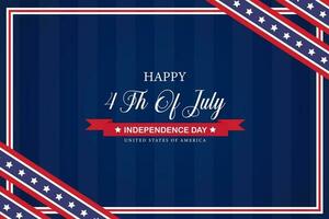Vector gradient 4th of July - independence day background