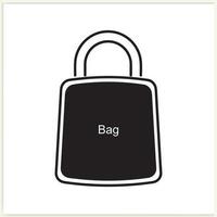 shopping bag - Vector icon