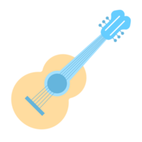 a azul guitarra png