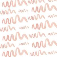 Watercolor crinkle line pink zigzag background vector