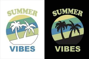 verano, vector, playa, vector t camisa diseño, creativo arte,