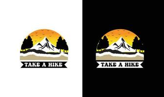 Hiking t shirt design free download, hiking vector free download, hiking vector eliments,