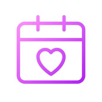 Health checkup appointment pixel perfect gradient linear ui icon. Regular medical examination. Line color user interface symbol. Modern style pictogram. Vector isolated outline illustration