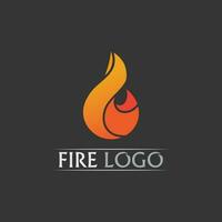 fuego logo e icono, elemento llameante caliente vector llama ilustración diseño energía, cálido, advertencia, signo de cocina, logo, icono, luz, potencia calor