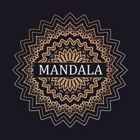 mandala hoja diseño para lujo escaparate y antecedentes en vector y íconos ilustración