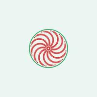 Creative a Cricle Badge design vector templates