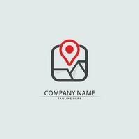 Location icon,Map logo for maps google maps, sign, route, position, symbol and vector logo