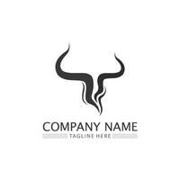 Bull buffalo head cow animal  mascot logo design vector for sport horn buffalo animal mammals head logo wild matador