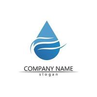 Water drop Logo Template vector