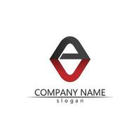 A Letter Logo Template vector