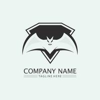 Bat logo animal and vector, wings, black, halloween, vampire, gothic, illustration, design bat icon vector