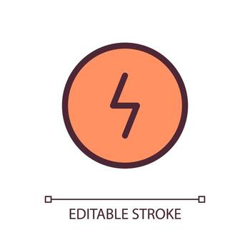 peligroso Actual píxel Perfecto rgb color ui icono. conciencia para clientes. sencillo lleno línea elemento. interfaz gráfica de usuario, ux diseño para móvil aplicación vector aislado pictograma. editable carrera